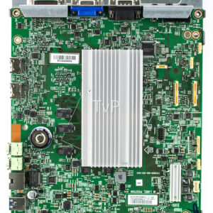 a green circuit board with many different components