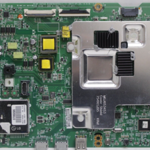 a green circuit board with many different components