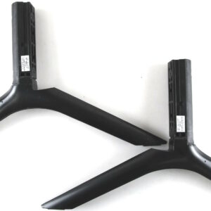a pair of black plastic legs