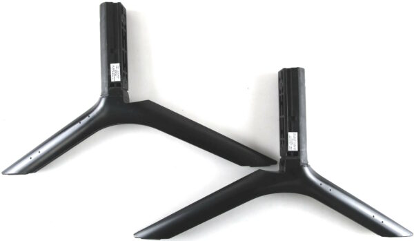 a pair of black plastic legs